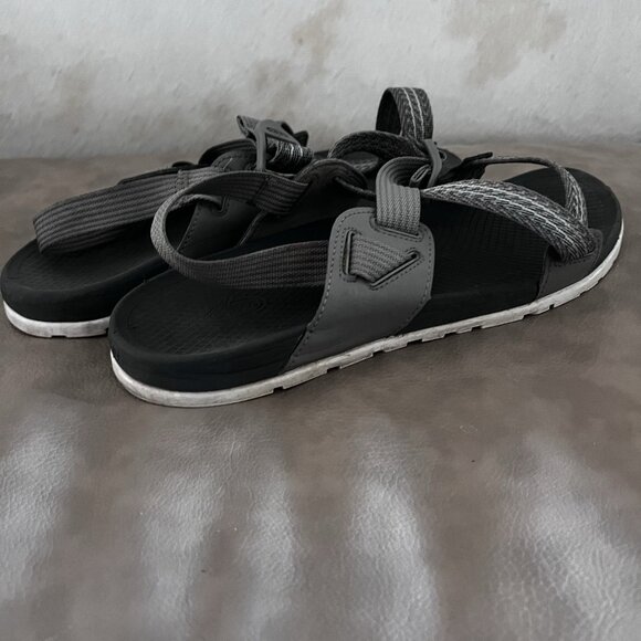 Chaco Classic Womens Gray Multicolor Hiking Jacquard Strappy Sandals Size 10 - Picture 6 of 8